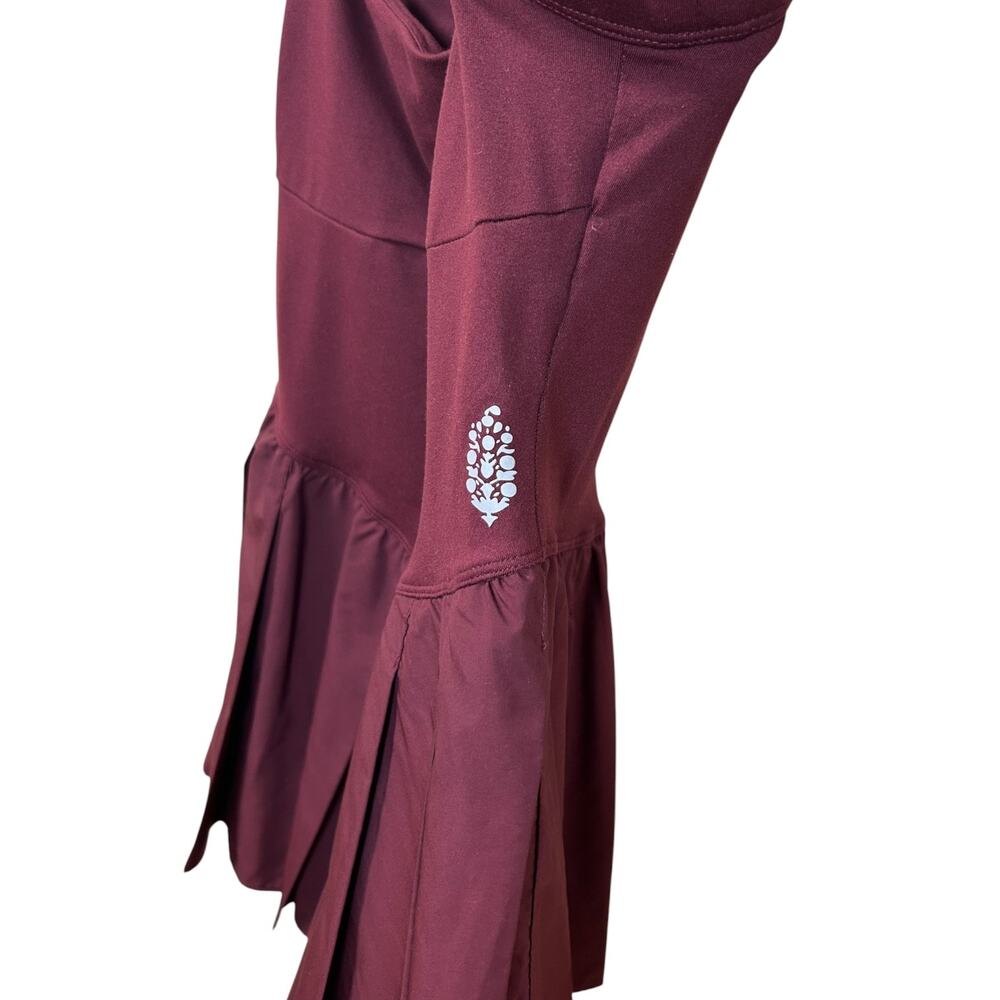 Free People FP Movement 'Swing of Things Skortsie' Dress, Oxblood Red, Small - Picture 4 of 6